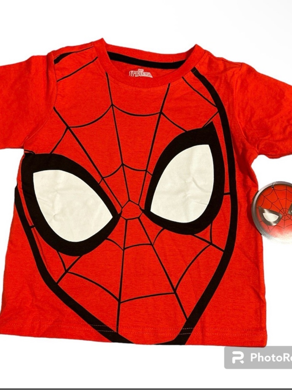 Marvel Spider-Man Kids T-Shirt Red Graphic Tee Short Sleeve Superhero